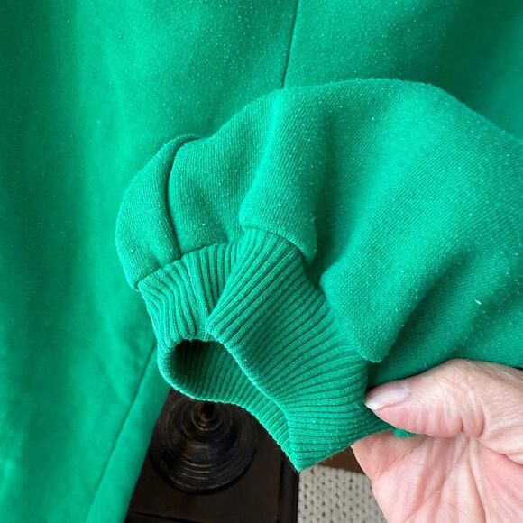 Vintage 80s 90s Boundary Waters Green Sweatsuit Track Suit Sweatshirt Sweatpants - Picture 4 of 7